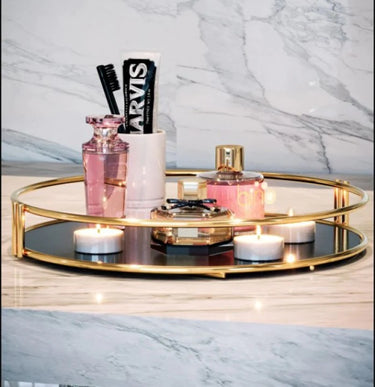 Round Makeup organizer cosmetic shelf
